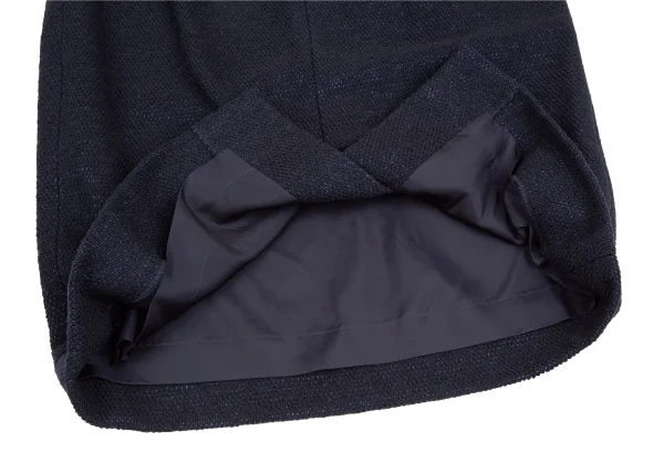 クリスチャンディオールChristian Dior ツイードスカート 紺9 K-106961_008