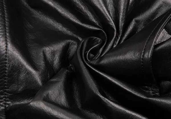 ジュンヤワタナベ コムデギャルソンJUNYA WATANABE COMME des GARCONS カウレザーダブルライダースジャケット 黒S K-107001_015