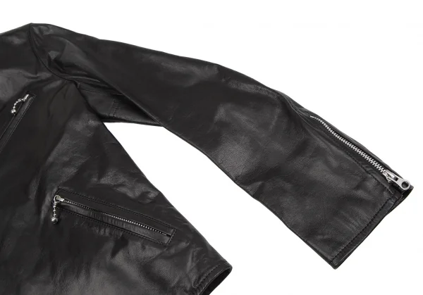 ジュンヤワタナベ コムデギャルソンJUNYA WATANABE COMME des GARCONS カウレザーダブルライダースジャケット 黒S K-107001_007