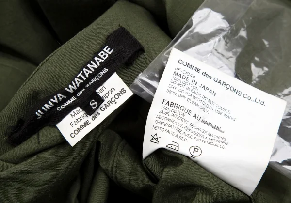 ジュンヤワタナベ コムデギャルソンJUNYA WATANABE COMME des GARCONS リップストップミリタリーシャツコート カーキS K-107003_017