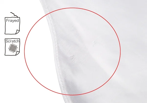 コムデギャルソンCOMME des GARCONS キュプラサテンネックストール前後反転シャツ オフM位 K-107006_015