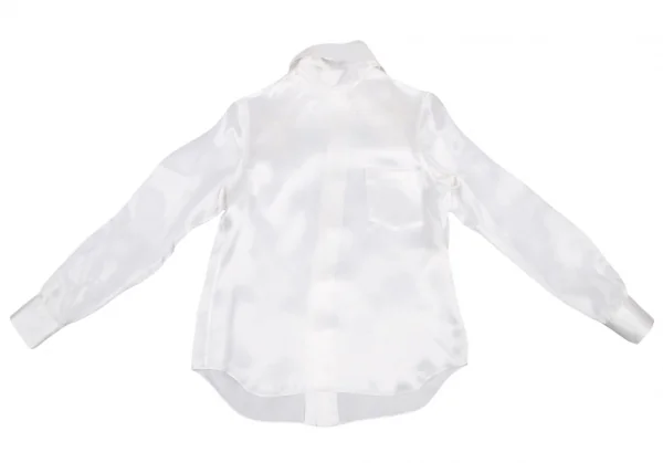 コムデギャルソンCOMME des GARCONS キュプラサテンネックストール前後反転シャツ オフM位 K-107006_002