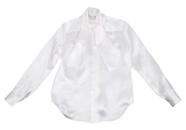 コムデギャルソンCOMME des GARCONS キュプラサテンネックストール前後反転シャツ オフM位 K-107006_007