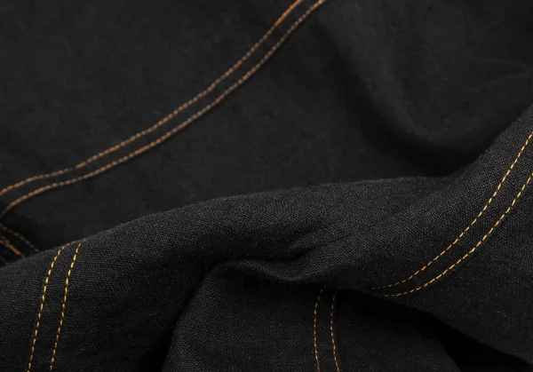 ゴルチエジーンズGAULTIER JEAN'S リネン襟ワッペンジャケット 黒40 K-107069_016