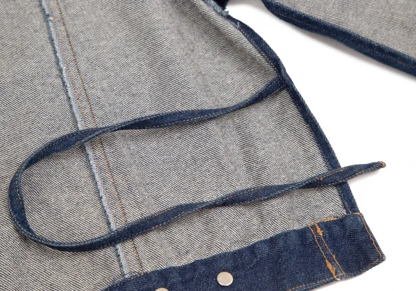 ゴルチエジーンズGAULTIER JEAN'S コットンベルテッドデニムジャケット インディゴ40 K-107070_013