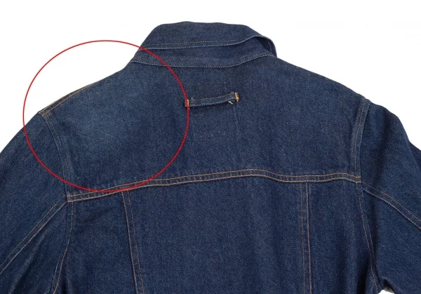ゴルチエジーンズGAULTIER JEAN'S コットンベルテッドデニムジャケット インディゴ40 K-107070_015
