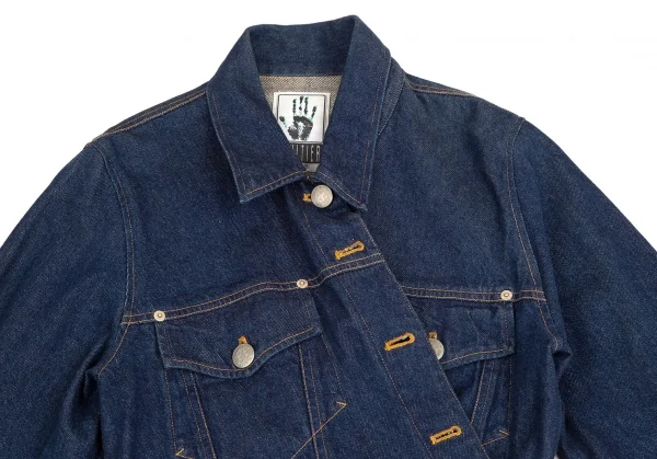 ゴルチエジーンズGAULTIER JEAN'S コットンベルテッドデニムジャケット インディゴ40 K-107070_003