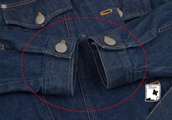 ゴルチエジーンズGAULTIER JEAN'S コットンベルテッドデニムジャケット インディゴ40 K-107070_006