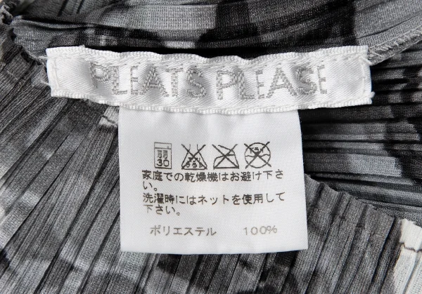 PLEATS PLEASE Jewel Printed Sleeveless Shirt K-107121_013