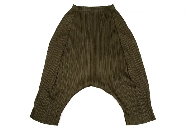 プリーツプリーズPLEATS PLEASE プリーツサルエルパンツ カーキ4 K-107131_002