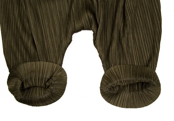 プリーツプリーズPLEATS PLEASE プリーツサルエルパンツ カーキ4 K-107131_007
