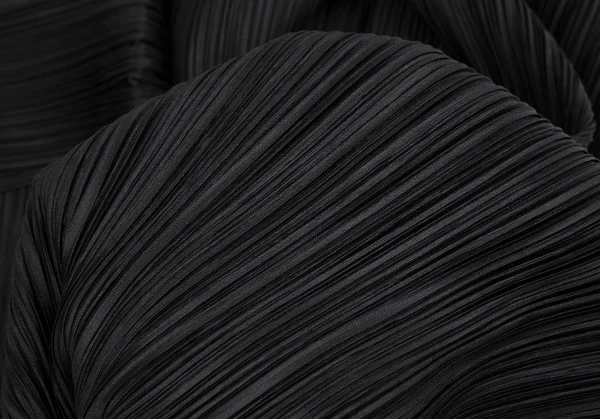 プリーツプリーズPLEATS PLEASE フリルドレープベストドッキングスカートワンピース 黒5 K-107144_015