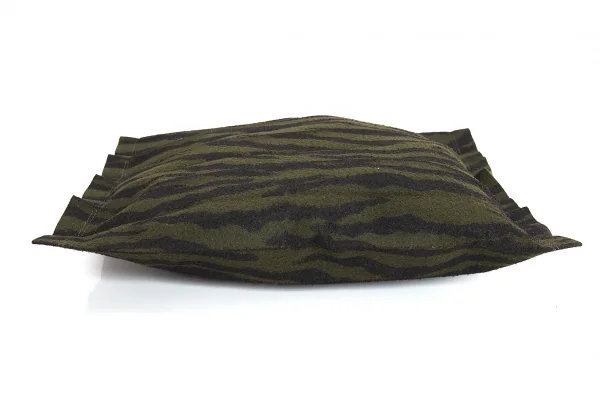 イッセイミヤケISSEY MIYAKE タイガーカモプリーツミニトートバッグ モスグリーン黒 K-107161_005