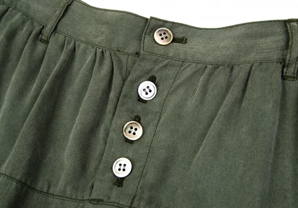 フラボアFRAPBOIS レーヨンサークルポケットペンギンパンツ カーキ0 K-107172_005