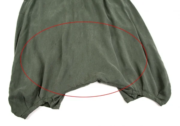 フラボアFRAPBOIS レーヨンサークルポケットペンギンパンツ カーキ0 K-107172_007