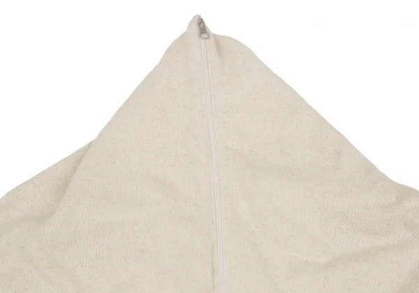 アツロウタヤマATSURO TAYAMA コットンリネンフルダブルジップサークルシルエットニット オートミール36 K-107173_004