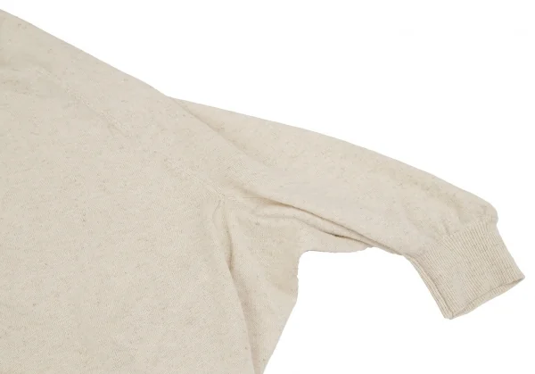 アツロウタヤマATSURO TAYAMA コットンリネンフルダブルジップサークルシルエットニット オートミール36 K-107173_005
