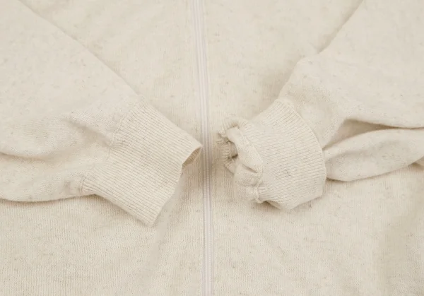 アツロウタヤマATSURO TAYAMA コットンリネンフルダブルジップサークルシルエットニット オートミール36 K-107173_006