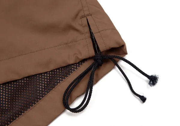 コムコム コムデギャルソンCOMME des GARCONS ロゴワンポイントポリアノラックパーカー ブラウンS K-107224_010