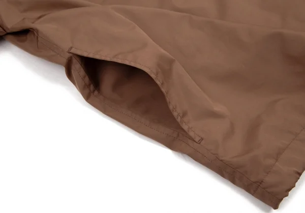 コムコム コムデギャルソンCOMME des GARCONS ロゴワンポイントポリアノラックパーカー ブラウンS K-107224_012