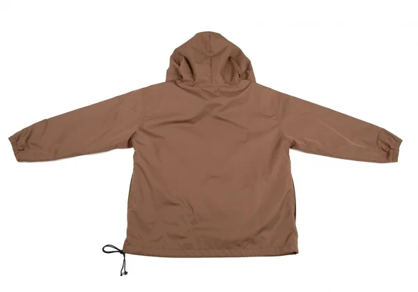 コムコム コムデギャルソンCOMME des GARCONS ロゴワンポイントポリアノラックパーカー ブラウンS K-107224_013