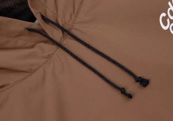 コムコム コムデギャルソンCOMME des GARCONS ロゴワンポイントポリアノラックパーカー ブラウンS K-107224_005