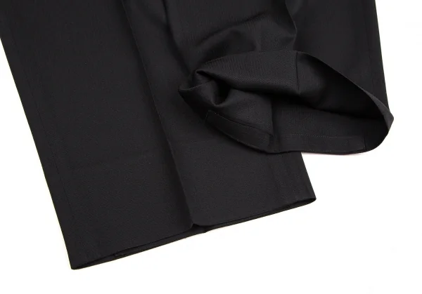 ワイズフォーメンY's for men ウールシャドーストライプツータックパンツ 黒5 K-107238_007