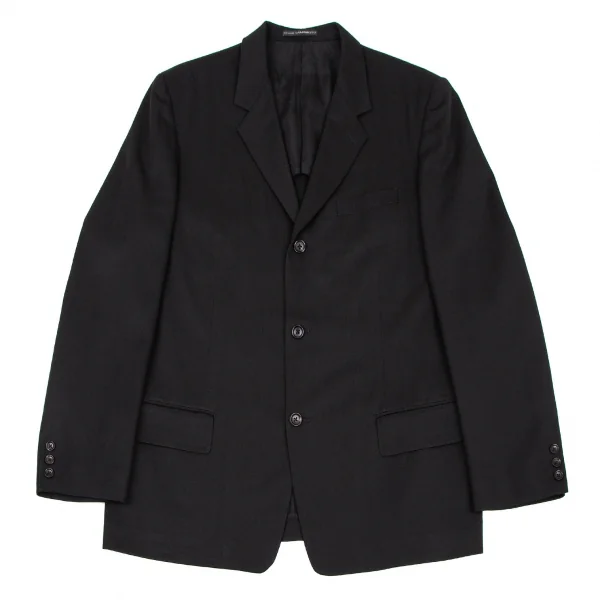 ワイズフォーメンY's for men ウールシャドーストライプセットアップスーツ 黒4・5 K-107239_002