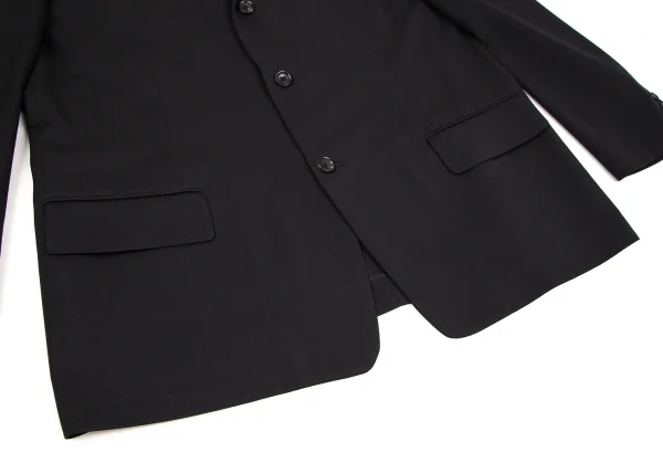 ワイズフォーメンY's for men ウールシャドーストライプセットアップスーツ 黒4・5 K-107239_008