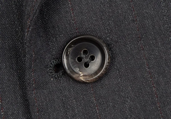 コムデギャルソン オムCOMME des GARCONS HOMME ウールチョークストライプ3Bジャケット グレーS K-107253_006
