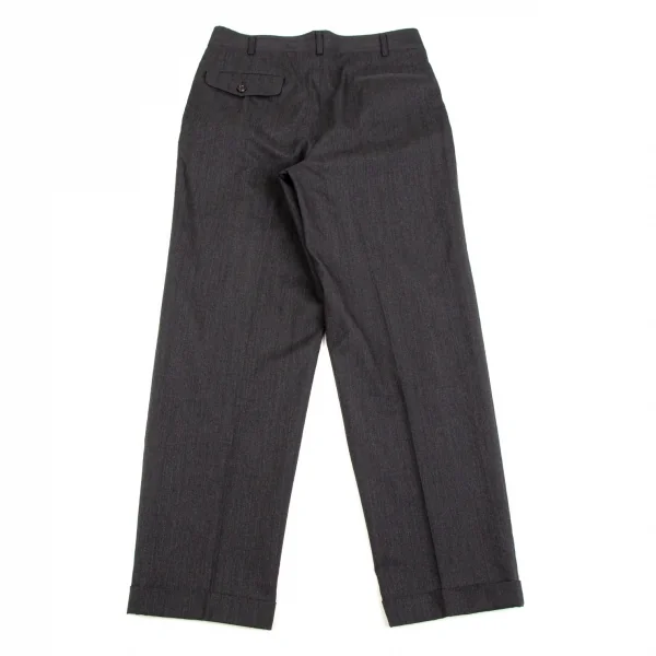 コムデギャルソン オムCOMME des GARCONS HOMME ウールチョークストライプセットアップスーツ グレーS K-107255_018