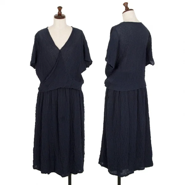 プランテーションPlantation コットン製品洗いセットアップ 紺M K-107267_001