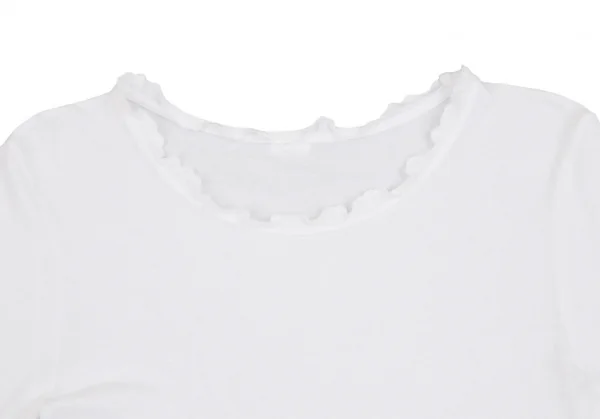 マドモアゼルノンノンMademoiselle NON NONレーヨンコットンフリルカットソー 白M K-107275_003