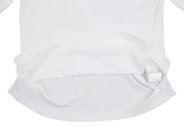 マドモアゼルノンノンMademoiselle NON NONレーヨンコットンフリルカットソー 白M K-107275_008