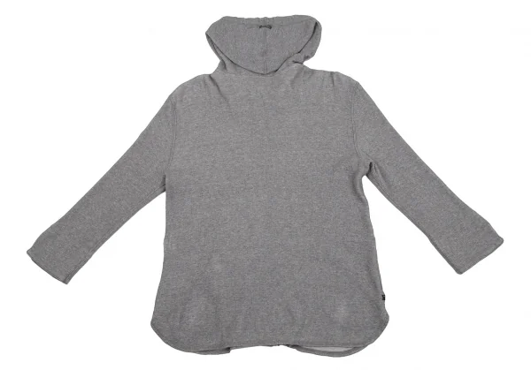 マドモアゼルノンノンMademoiselle NON NON コットンサーマルジップアップパーカー グレー38M K-107279_013