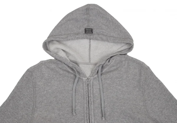 マドモアゼルノンノンMademoiselle NON NON コットンサーマルジップアップパーカー グレー38M K-107279_004