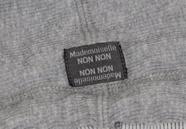 マドモアゼルノンノンMademoiselle NON NON コットンサーマルジップアップパーカー グレー38M K-107279_005