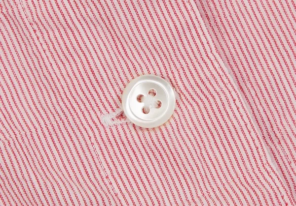 マドモアゼルノンノンMademoiselle NON NONコットンポリタイ付きプリーツピンストライプシャツ ピンクM K-107280_005