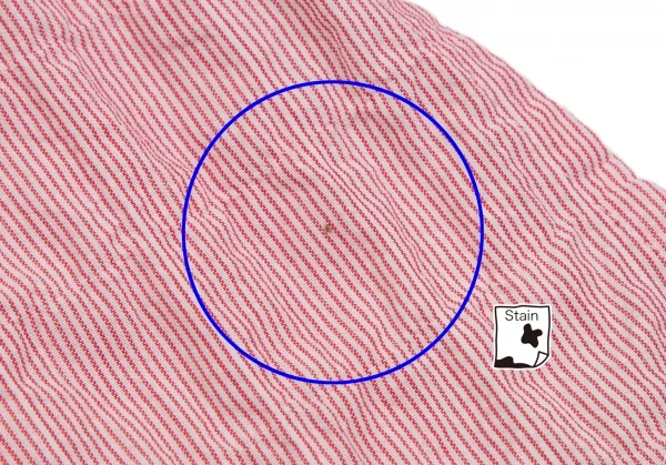 マドモアゼルノンノンMademoiselle NON NONコットンポリタイ付きプリーツピンストライプシャツ ピンクM K-107280_009