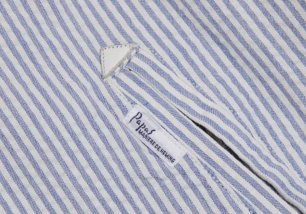 Papas Seersucker Striped Full Zip Hoodie K-107289_013