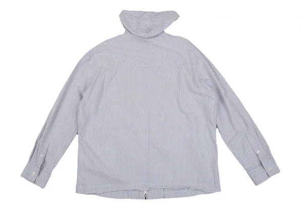 Papas Seersucker Striped Full Zip Hoodie K-107289_016