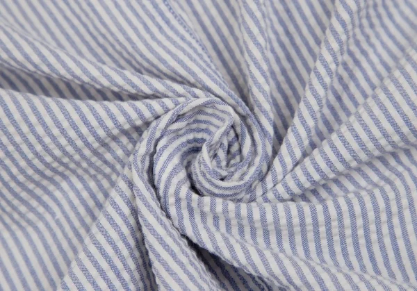 Papas Seersucker Striped Full Zip Hoodie K-107289_018