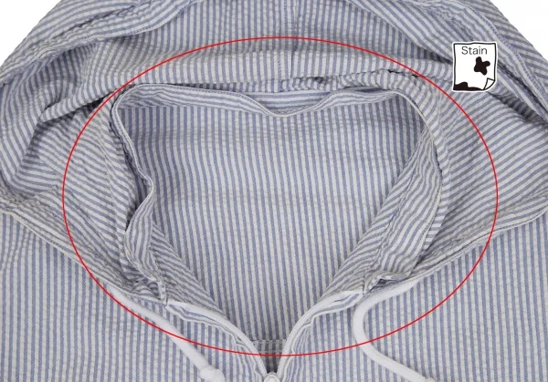 Papas Seersucker Striped Full Zip Hoodie K-107289_004