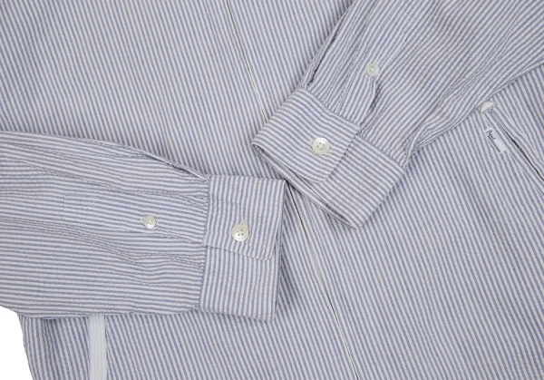 Papas Seersucker Striped Full Zip Hoodie K-107289_008