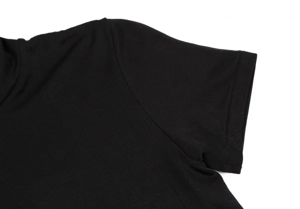 ヨウジヤマモト ファムYohji Yamamoto FEMMEコットンナイロンハイネックTシャツ 黒M K-107299_005