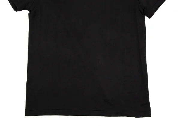 ヨウジヤマモト ファムYohji Yamamoto FEMMEコットンナイロンハイネックTシャツ 黒M K-107299_006