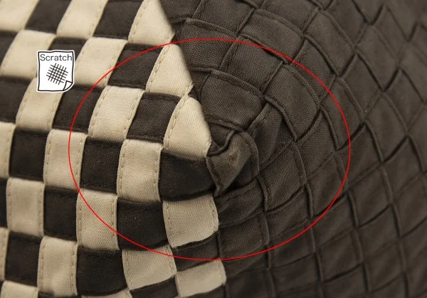 イッセイミヤケ ハートタマシャISSEY MIYAKE HaaT TaMaSHa 編み込みハンドバッグ ベージュ茶 K-107328_012