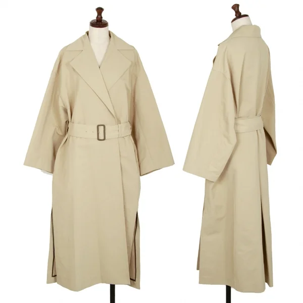 ブレンヘイムBLENHEIM オーバーサイズスリットコート ベージュXS K-107340_001