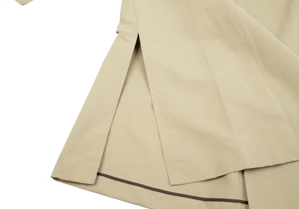 ブレンヘイムBLENHEIM オーバーサイズスリットコート ベージュXS K-107340_010