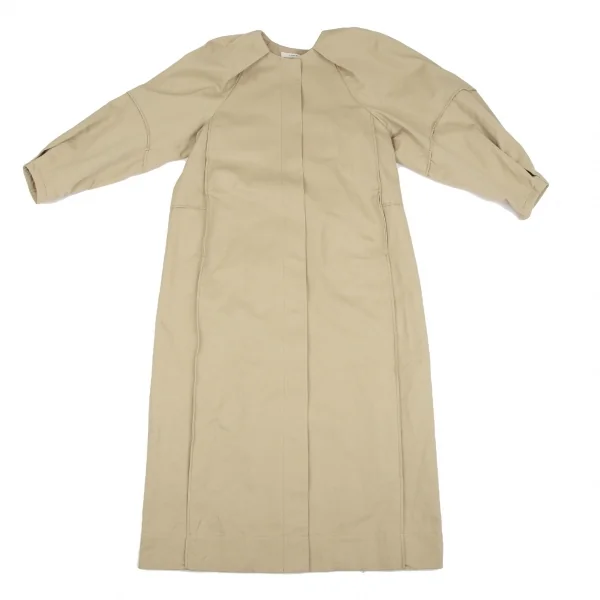 ローヘンLOHEN デザイン2WAYロングコート ベージュ38 K-107341_002